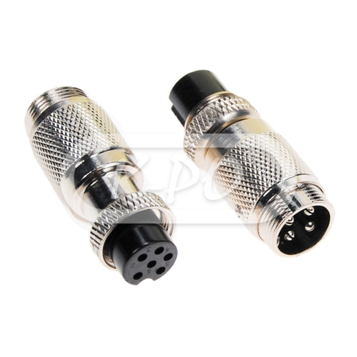 K-PO - 4-pin male - 6-pin female microphone adapter