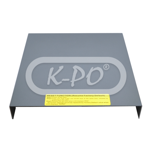 K-PO - DX-5000 metal top cover / housing