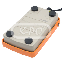 K-PO - foot pedal aluminum orange