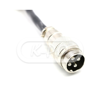 K-PO - 4-pin male - 6-pin female microphone adapter cable
