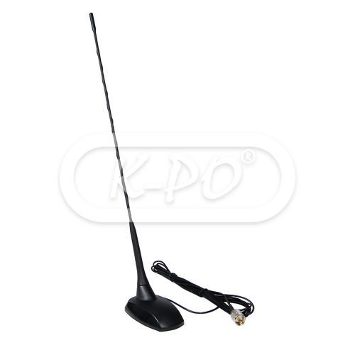 Albrecht TITANIUM 800 CB Funk Antenne 80cm kpl. PL Steck Kabel Fuss Top für  LKW