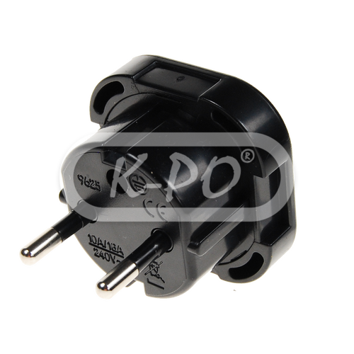 K-PO - UK - EU travel adapter black