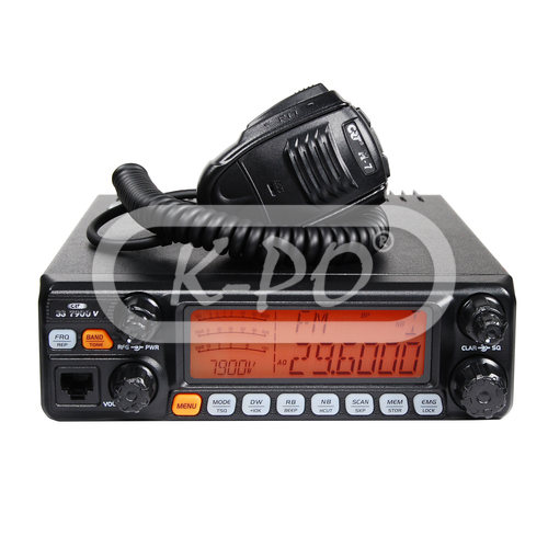 Estación de radioaficionado CRT SS 7900 V TURBO CB, SSB, AM, FM, LSB, USB,  SSB 28-29.7Mhz, ASQ, RF Gain, Roger Beep, 12V, CTCSS, DCS, programable