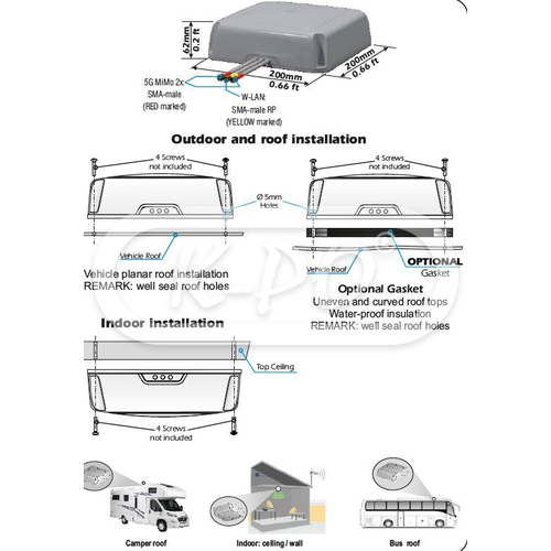 Sirio - LPA 5G WLAN MiMo