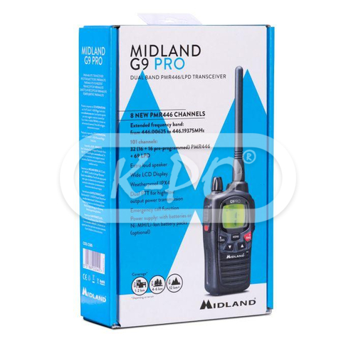 Midland G9PRO - Talkie PMR446 LPD - GoTechnique